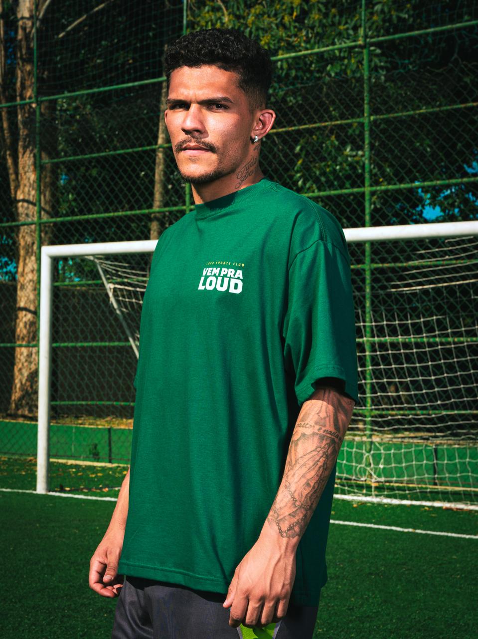 Camiseta Oversized Verde LSC