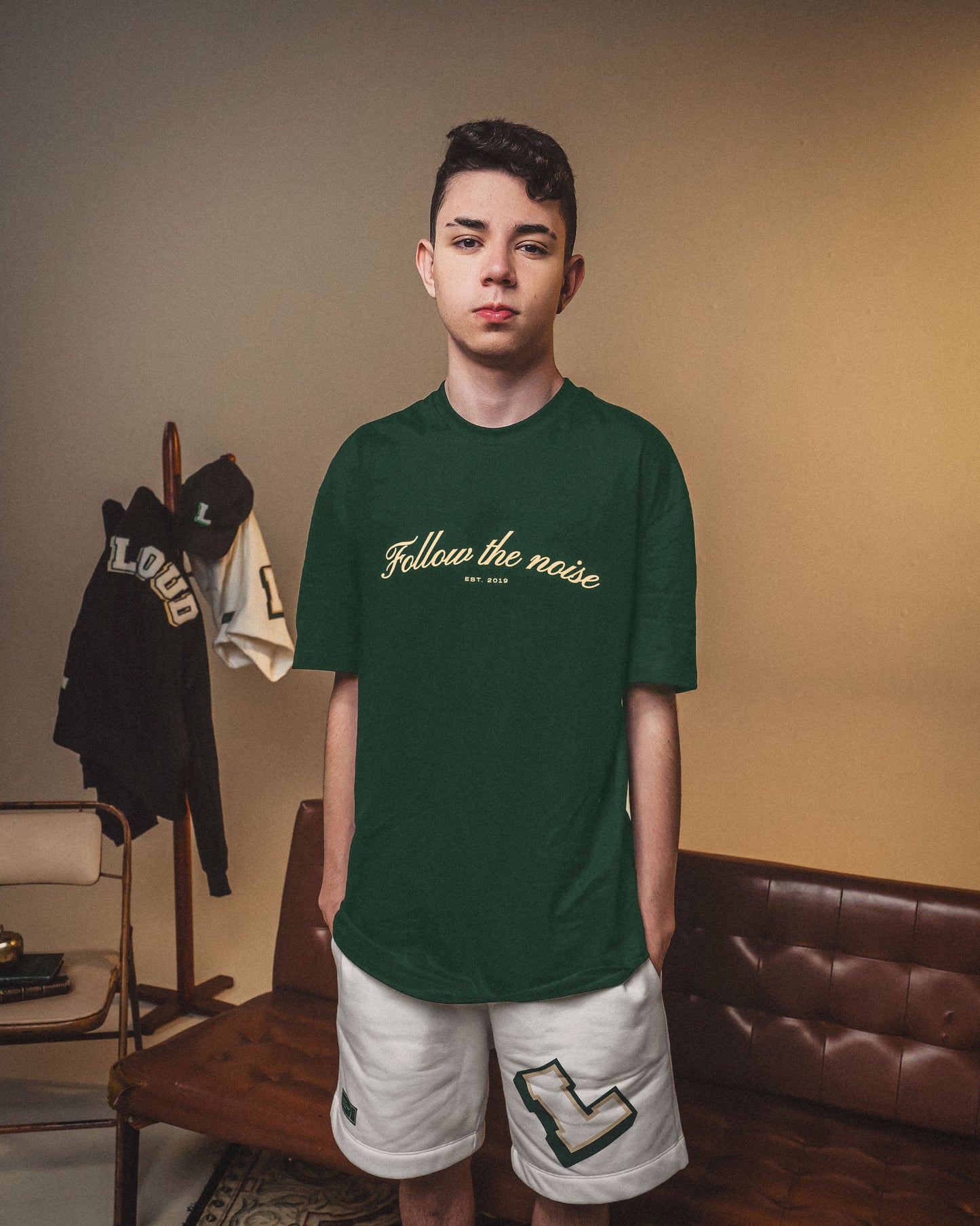 Camiseta Follow the noise - Verde