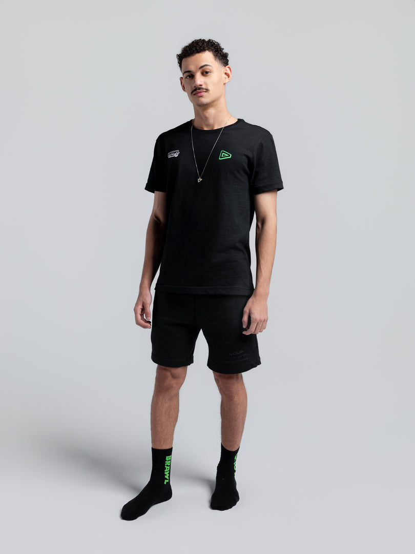 Camiseta Regular Preta Loud X Brawl Stars