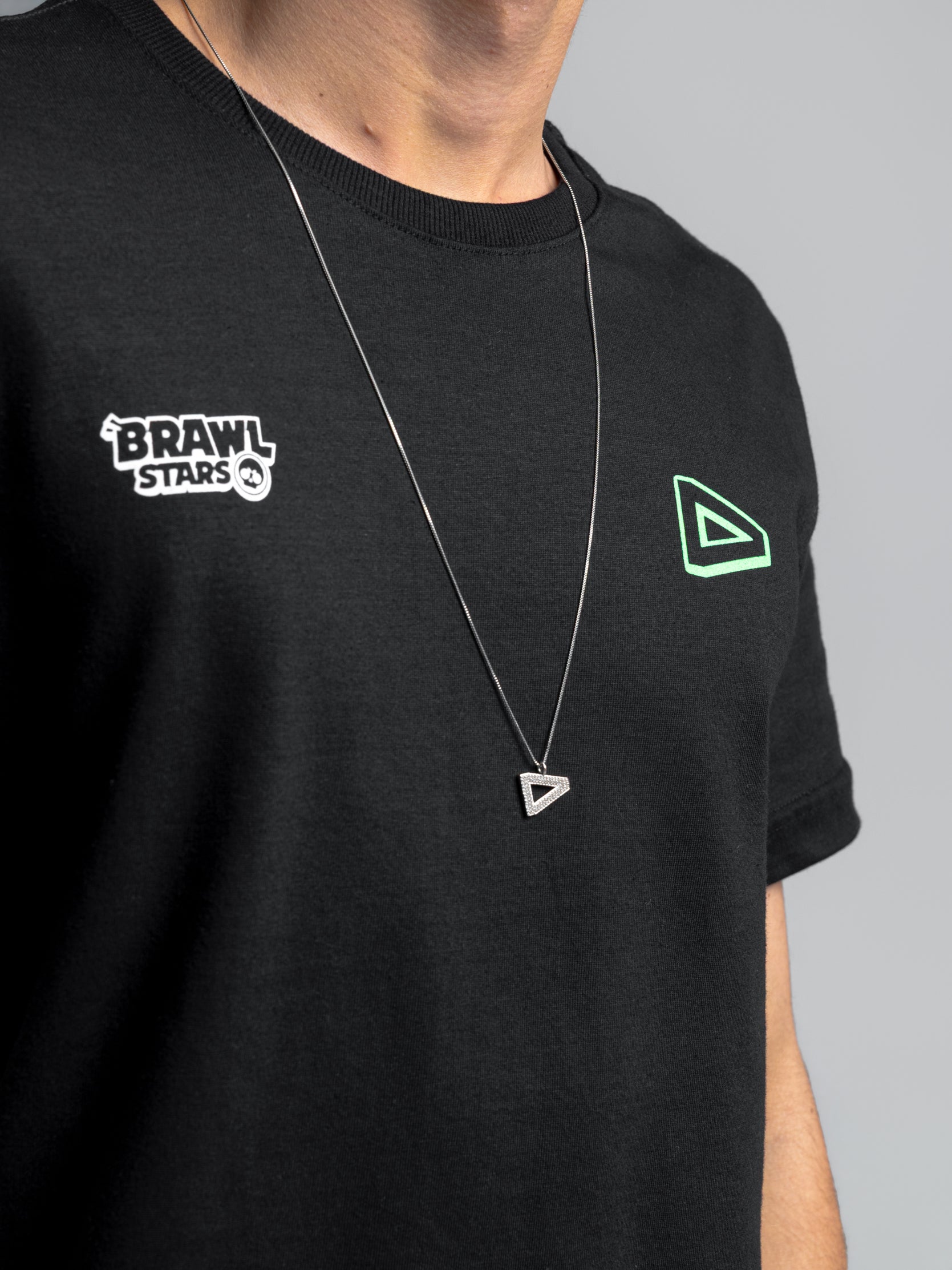 Camiseta Regular Preta Loud X Brawl Stars