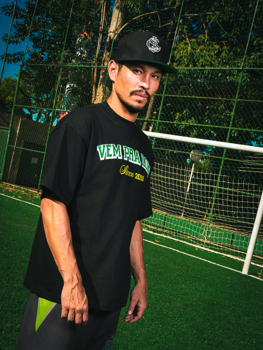 Camiseta Oversized Vem Pra LOUD Preta LSC