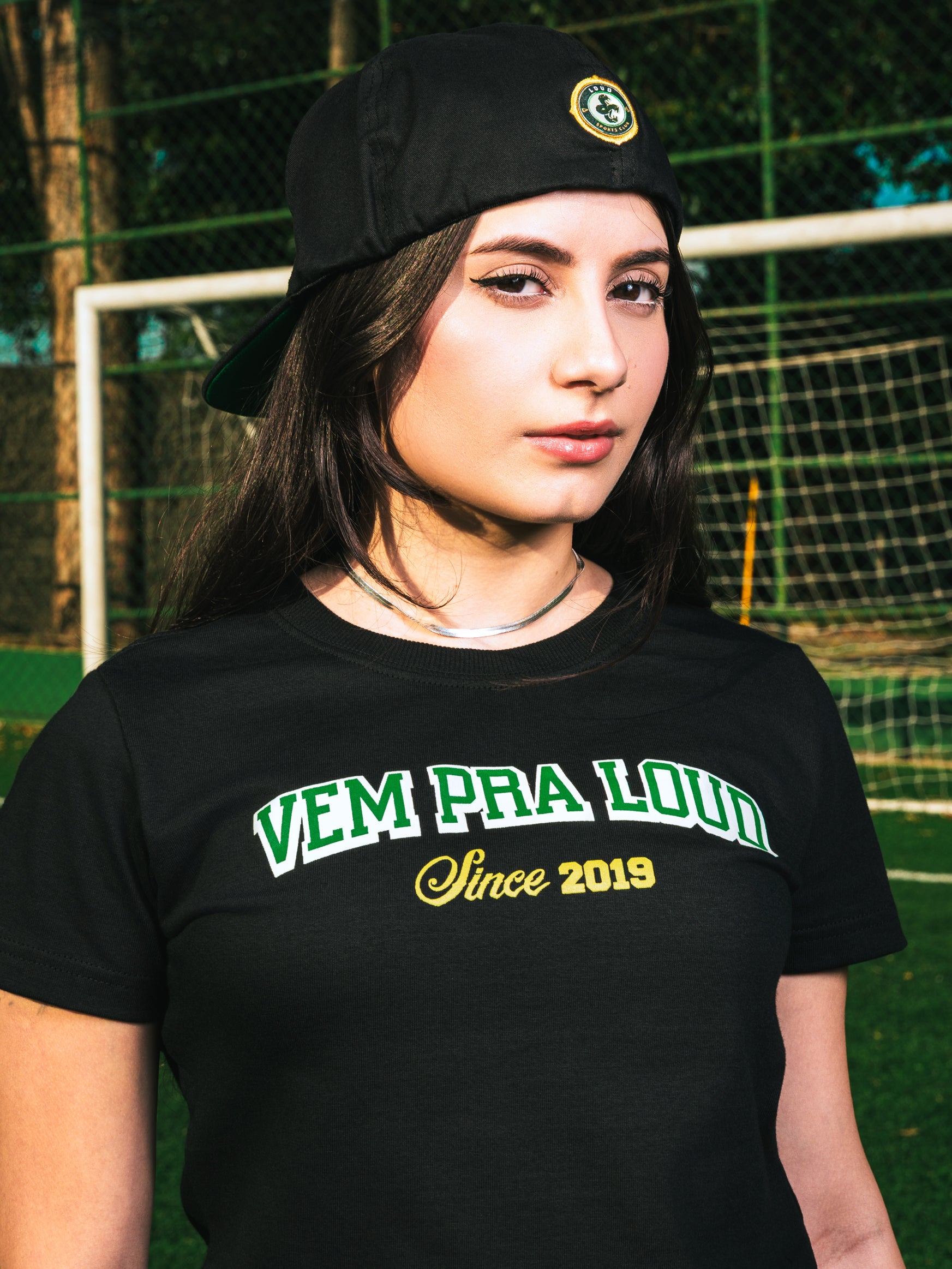 Camiseta Baby Look Preta LSC