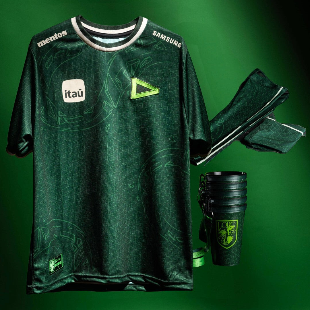 Combo Uniforme oficial Hydra + Manguito Hydra + Copo Hydra